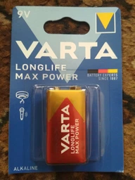 Батарейка Varta Longlife Max Power 6LR61 BLI 1 шт (4722101401)