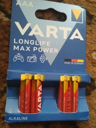 Батарейка Varta Longlife Max Power AAA LR03 Alkaline Blue