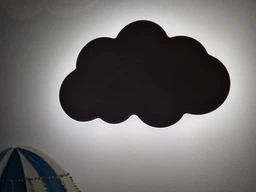 Світильник Хмара LED дитячий настінний Cloud Light 31×20 см, декоративне підсвічування на стіну для дитячої кімнати, світлодіодна лампа у вигляді хмаринки з теплим світлом , живлення від мережі Біла KCL-2031
