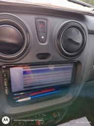 Японская Android 1-din магнитола в авто с сенсорным экраном. GPS, WI-Fi, Bluetooth