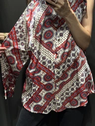 Рубашка женская Zara 1821/222 XS Красная (01821222330015)