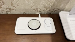 Беспроводная зарядная док станция LEXEGO MagSafe для Apple iPhone Apple Watch AirPods докстанция 3в1 для айфона смарт часов наушников зарядное устройство в комплекте White WCSV18-W фото от покупателей 3