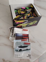 Жевательная резинка Turbo Xtreme жвачки турбо экстрим 100 шт блок жвачек с вкладышами фруктовый вкус для детей и взрослых фото от покупателей 2