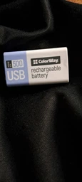Акумулятор 6LR61 390mAh ColorWay USB-С 9В (Li-Polymer) (CW-UB9V-06)