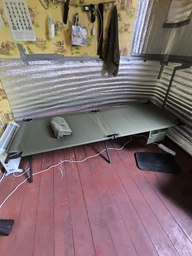Тактичне ліжко зразка НАТО Nest складне ліжко для військових Хакі