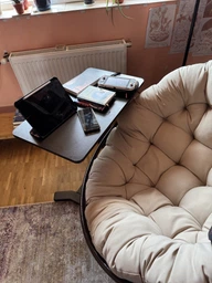 Приставной стол на колесах с регулировкой высоты RZTK Desk Compact White 700 х 400 мм фото от покупателей 6