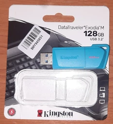 Флеш-накопичувач USB3.2 64GB Kingston DataTraveler Exodia M Black/Blue (DTXM/64GB) фото от покупателей 8