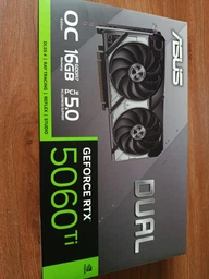 Відеокарта GF RTX 5060 Ti 16GB GDDR7 Dual OC Asus (DUAL-RTX5060TI-O16G)
