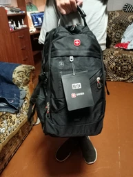 Ультраміцний Міський рюкзак SwissGear Bag 8810 33 л водовідштовхувальний USB-порт і аудіопорт AUX