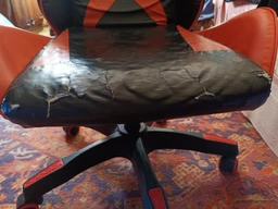 Кресло игровое GAMING CHAIR OC-730-5 цвет черный/красный фото от покупателей 2