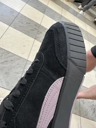 Женские кеды замшевые низкие Puma Carina Mia SD 40263801 38.5 (5.5UK) 24.5 см Alpine Snow-Ice Coffee (4069156909991) фото от покупателей 3