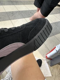Женские кеды замшевые низкие Puma Carina Mia SD 40263801 38.5 (5.5UK) 24.5 см Alpine Snow-Ice Coffee (4069156909991) фото от покупателей 2