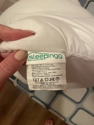 Набор подушек Sleepingg Антиаллергенное волокно 50х70 см 2 шт Белая стеганная (4820227283217) фото от покупателей 5