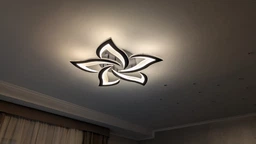 Управляемая светодиодная люстра ESLLSE ELLA 70W 5F SMART 640x65мм Черная фото от покупателей 3