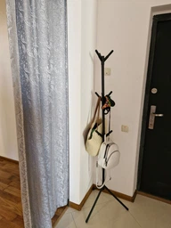 Вішалка для одягу підлогова стійка для речей металева 179 см VMHouse підставка 3 яруси для верхнього одягу в передпокій та коридор білий (0172-0002) фото від покупців 3