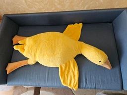 Плюшевая игрушка подушка My Kigu Гусь Обнимусь Антистресс Мягкая Желтая 75 см (9050) фото от покупателей 1