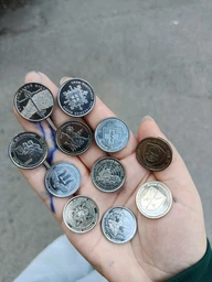 Полный набор из 13 монет НБУ ЗСУ без капсул 10 грн Гвардия ППО Полиция Тероборона Медики МЧС Беспилотных и др фото от покупателей 10
