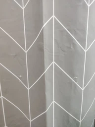Шторка для ванной комнаты WOKO Geo 180x180 с 12-ю кольцами