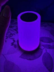 Аккумуляторный ночник с USB зарядкой LED RGB лампа в спальню Villa Volance с пультом, смена 13 цветов, регулировка яркости белая + желтая фото от покупателей 13