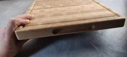 Кухонна дошка обробна торцева для нарізання 30х30х3 см Wood Wedge фото від покупців 2