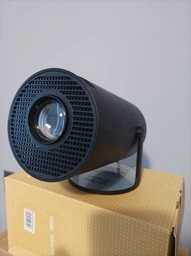 Смарт проектор SMART 4K Projector Ultra HD до 130 дюймов, мини, портативный, HDMI-совместимый, полная поддержка Android и iOS, Bluetooth 5.0, Wi-Fi 6, мультимедийный домашний кинотеатр, черный