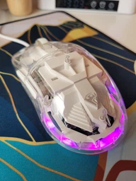 Геймерська акумуляторна бездротова (Bluetooth + 2,4G) миша AULA SC660, PixArt PAW3325, 10000DPI, Black (SC660B) фото від покупців 3