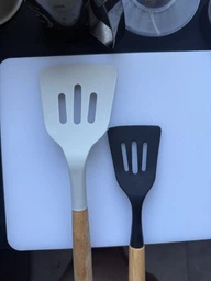 Силіконовий кухонний набір приладдя Kitchen Set 12 предметів (дерево+силікон) чорний