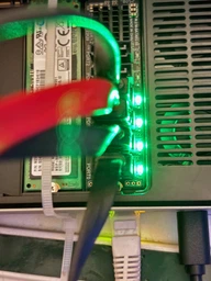 Адаптер M.2 m-key на 6шт SATA 3.0 6 Gbps чип asm1166 PH516 для жестких дисков переходник Черный