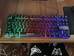 Клавіатура REAL-EL 8710 Gaming TKL Backlit, black фото от покупателей 1