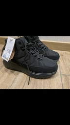 Женские демисезонные ботинки высокие Restime AWZ24295 39 25 см Black (2039000101118)