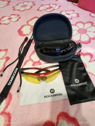 Окуляри спортивні RockBros Polarized UV400 5 лінз велосипедні Чорний (WE050411)