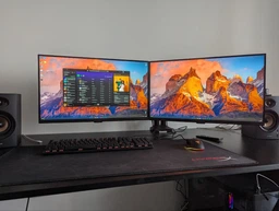 Настільне кріплення для двох моніторів OfficePro MA452B із пружиною 17-35" 2~12 кг Black фото від покупців 3
