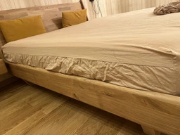 Простирадло на гумці MirSon Soft Touch of Satin 016 Creamy 200x200 см (2200011283708)