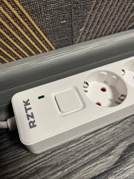 Мережевий фільтр-подовжувач RZTK Line 545 4.5 м 5 розеток White фото від покупців 3