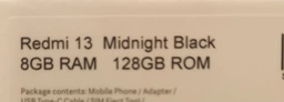 Защитное стекло для Xiaomi Redmi 13C Full Glue с черной рамкой