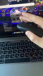 Мишка бездротова безшумна комп'ютерна Art Planet Mouse Pro 3 Slim для макбука ПК та ноутбука акумуляторна безпровідна 2в1 Bluetooth і USB 2.4ГГц плоска Slim з RGB підсвіткою до мак комп'ютера ігрова 400мАг