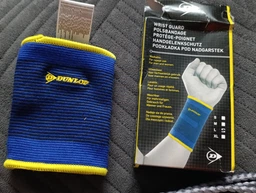 Еластичний манжет на руку Dunlop 1шт синьо-жовтий (273821) L фото від покупців 1
