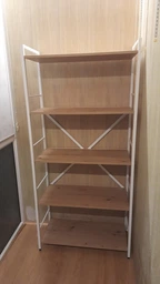 Стеллаж металлический крашеный Меткас "Лофт" 1 700х800х350мм, 5 полок, ЛДСП (LS17025 08035 55-BD)