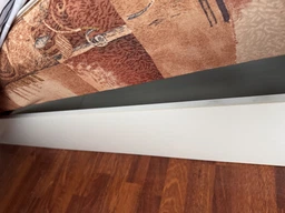 Защитный бортик для кровати MoMi LEXI PLUS Бежевый 43×150 см универсальный барьер для детей, защитный бар для кровати, бортик для младенца, детский бортик, барьер безопасности, ограждение на кровать, защита от падения во время сна