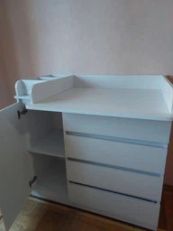 Пеленальний столик Furnigrade ПС-6 білий 98,8х100х65 фото від покупців 1