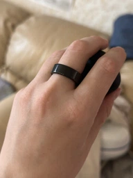 Smart Ring SV2 – Моніторинг Цукру, Тиску, Кисню та Контроль Сну та Активності, Розмір 8(18.2 мм)чорний