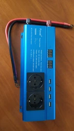 Інвертор FOVAL 3000W, Перетворювач напруги з 12 в 220 V Чиста, правильна синусоїда, інвертор FOVAL 3 кв, синій фото від покупців 2