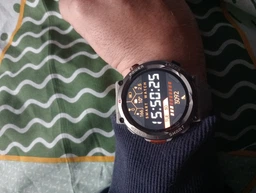 Смарт-годинник з Українським меню та додатком з акумулятором на 960мАг Blackview W50Pro 1.45, IP68 Call Black/ЧОРНИЙ (W50PB) фото від покупців 3
