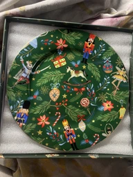 Набор новогодних тарелок Lefard Green Christmas 19 см х 6 шт (922-071)