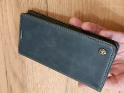 Чохол-книжка CaseMe із нубуку для Samsung S24 Чорний