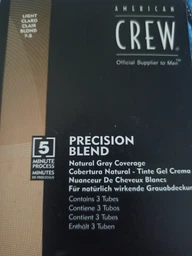 Система маскировки седины American Crew уровень 5-6 Precision Blend Medium Ash 3 x 40 мл