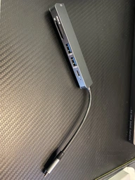 USB-хаб переходник Type-C to USB 6в1 адаптер для ноутбука макбука смартфона планшета с кардридером SD/TF разветвитель 4K HDMI K7 USB3.0*2 type с 100w PD