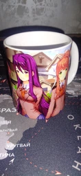 Кружка CupKit "Doki Doki Literature Club! / Літературний клуб Докі Докі" №1 330мл біла фото від покупців 1
