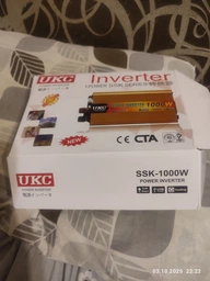 Инвертор преобразователь UKC 12V 220V 1000 Вт, автомобильный инвертор для ноутбука, аудио- и видеотехники с USB, LCD дисплеем и защитой от короткого замыкания, KC-1000 фото от покупателей 9