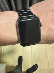 Металлический ремешок Fruct 3-Bead Metal Band для Apple Watch 42/44/45/46/49 mm Black фото от покупателей 1